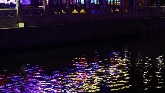 北京 什刹海 后海 夜景 景观古迹 中式建筑