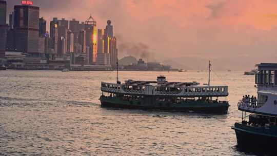 【正版素材】香港维多利亚港