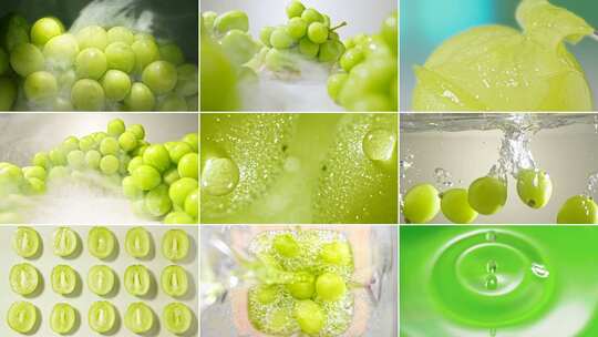 多肉葡萄绿葡萄广告实拍高清在线视频素材下载