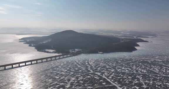 西湖岫大桥航拍