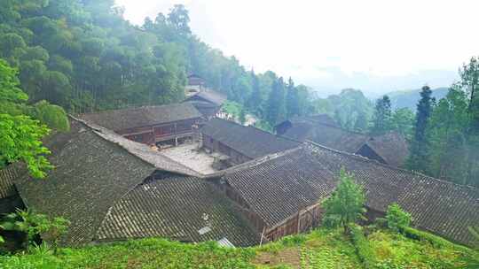 房屋民居民宿吊脚楼卯榫建筑