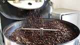 烤咖啡豆咖啡豆烘培烘培咖啡豆烘烤咖啡豆高清在线视频素材下载