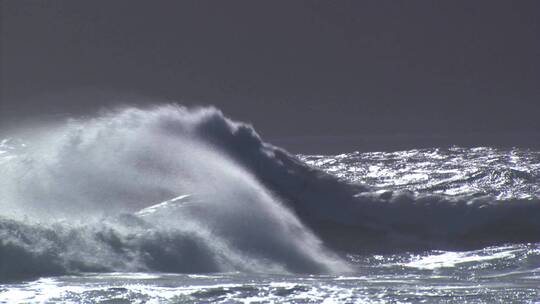 人文素材海浪大海波涛汹涌原素材