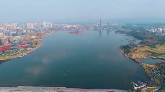 兴隆湖航拍大景