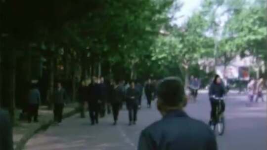 70年代80年代上海城市街头