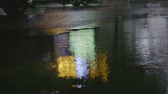 雨夜灰片素材