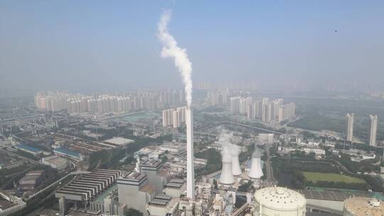 烟筒排放废气空气污染环境保护