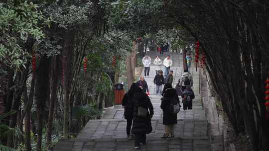 湖北武当山景区太子坡文化古迹旅游