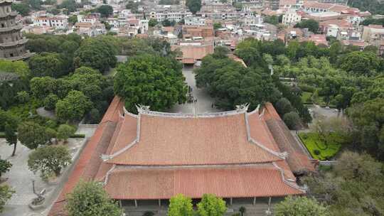 航拍福建泉州西街开元寺