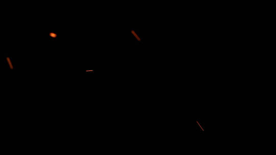 黑色背景粒子特效素材