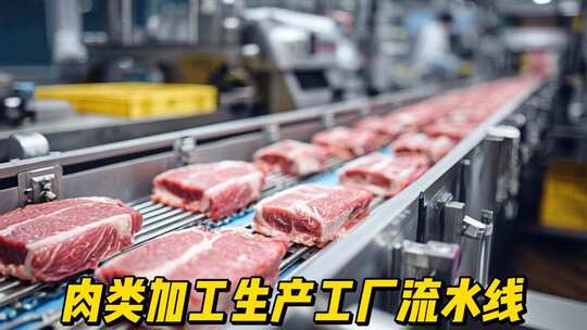 肉类加工生产流水线肉类生产线