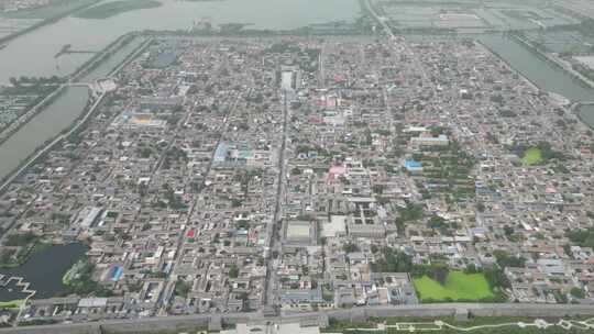 河北邯郸广府古城5A景区航拍