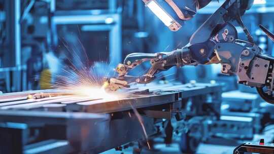 烧焊 新质生产力人工智能 自动化生产线