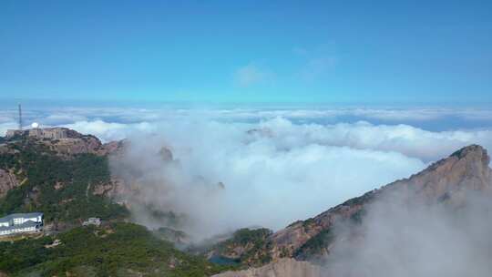 安徽黄山风景区风景视频素材航拍