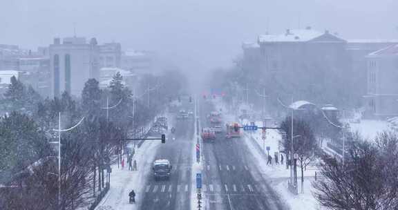 瑞雪迎新：黑龙江哈尔滨俄式建筑大雪风情