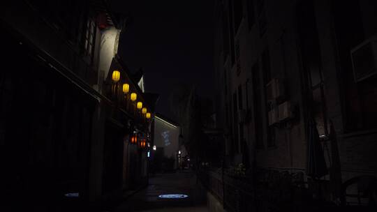 杭州吴山河坊街景区步行街