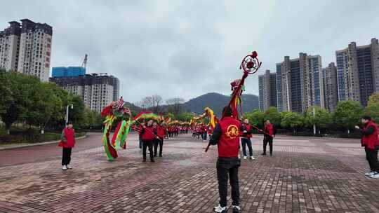 郴州临武元宵节舞龙大会