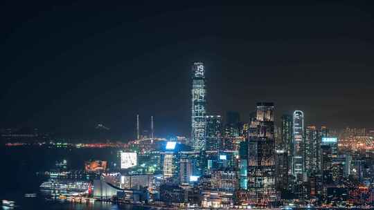 香港维多利亚港大气延时