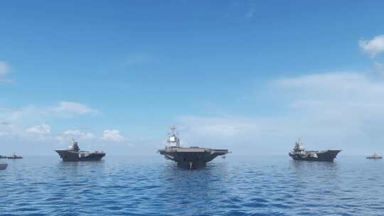中国海军三航母编队