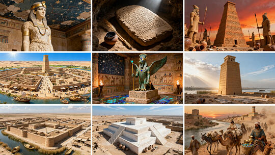 苏美尔文明 古埃及文明遗迹