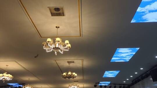 酒店的天花板视频素材模板下载