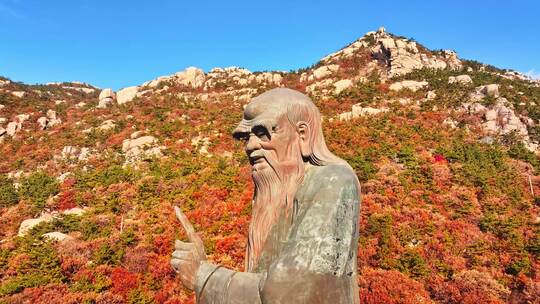 青岛崂山太清宫航拍