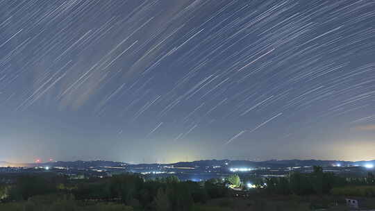 夜空 星空 星轨 星星 银河