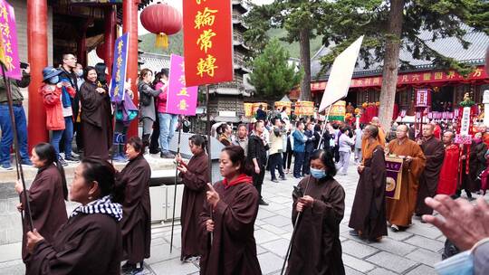 山西五台山黛螺顶禅院