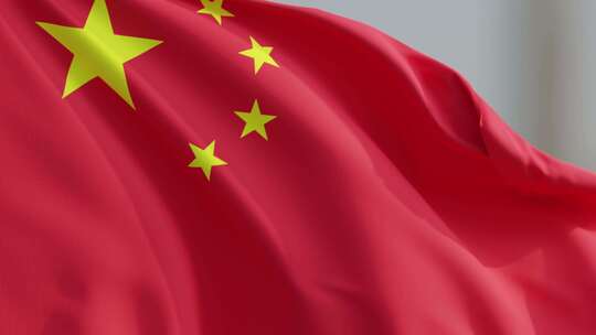 中国国旗视频素材模板下载
