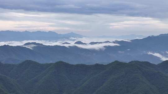 美丽中国河南伏牛山老界岭自然风光