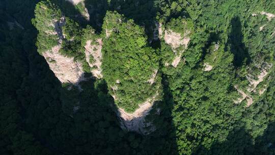 4K航拍张家界武陵源风景区群山