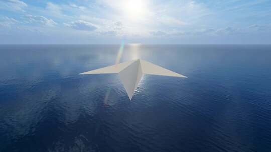 纸飞机飞过 梦想未来 奋斗励志