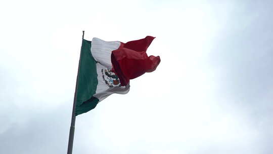 墨西哥城的墨西哥国旗。