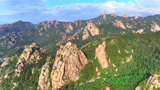 青岛崂山 山峰 山顶 太和山 高山 大山