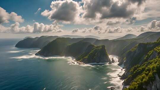 山海风光全景