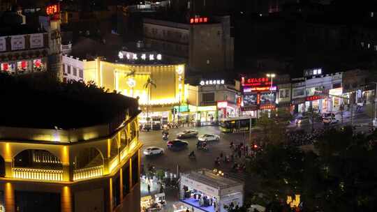 中山石岐繁华夜景