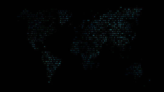 世界地图粒子科技
