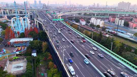 上海中环沪闵高架路  沪闵高架立交桥