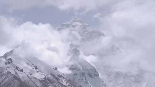 云间雪山延时