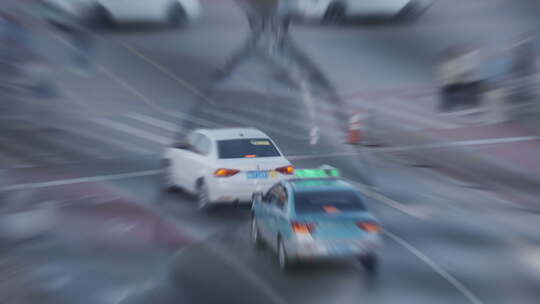 时间时钟意境抽象概念时间流逝飞逝延时地产