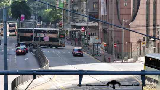 香港金钟道街景视频素材模板下载