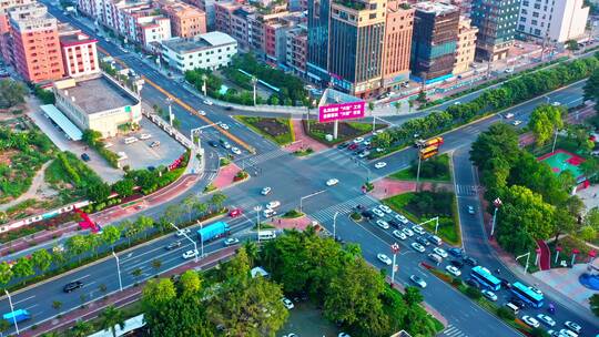 东莞茶山安泰路茶兴路交汇处大景前进