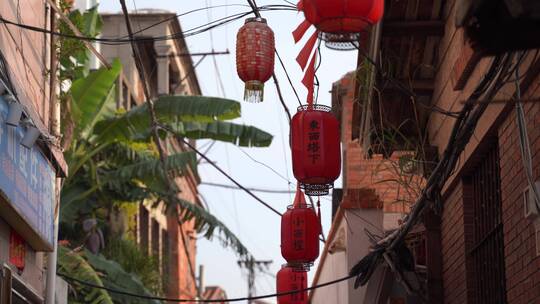 泉州花巷老街巷子胡同民国街道夏日午后时刻