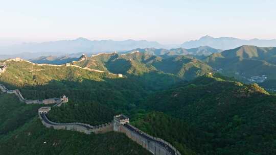 中国万里长城日出