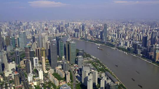 航拍上海 城市建筑1