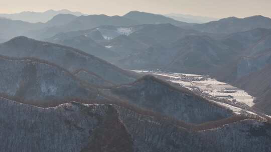 宽甸青山沟连绵山脉航拍