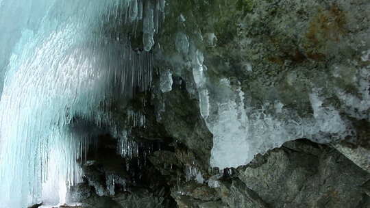 冰川冰洞 西藏冰川 冰川矿泉水