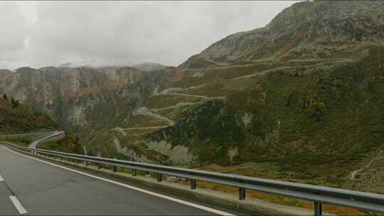 Furka Pass，瑞士，阿尔卑斯山，