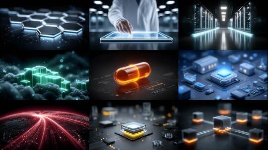 智慧医疗数据链赋能数字健康高清在线视频素材下载