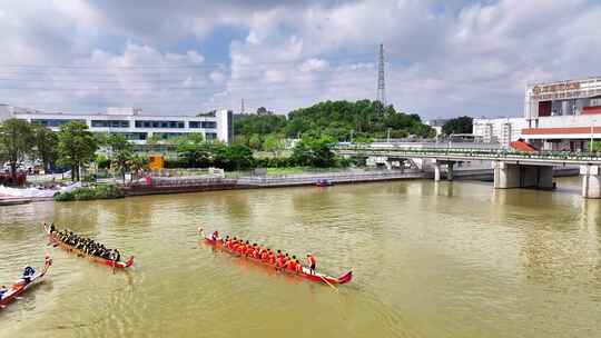 4k粤港澳大湾区茅洲河赛龙舟赛省级赛事